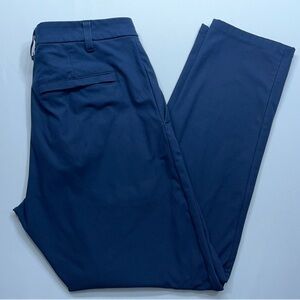 Lululemon Commission Pants Mens Size 32x29 Blue Warpstreme M5AEWS